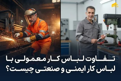 تفاوت لباس کار معمولی با لباس کار ایمنی و صنعتی