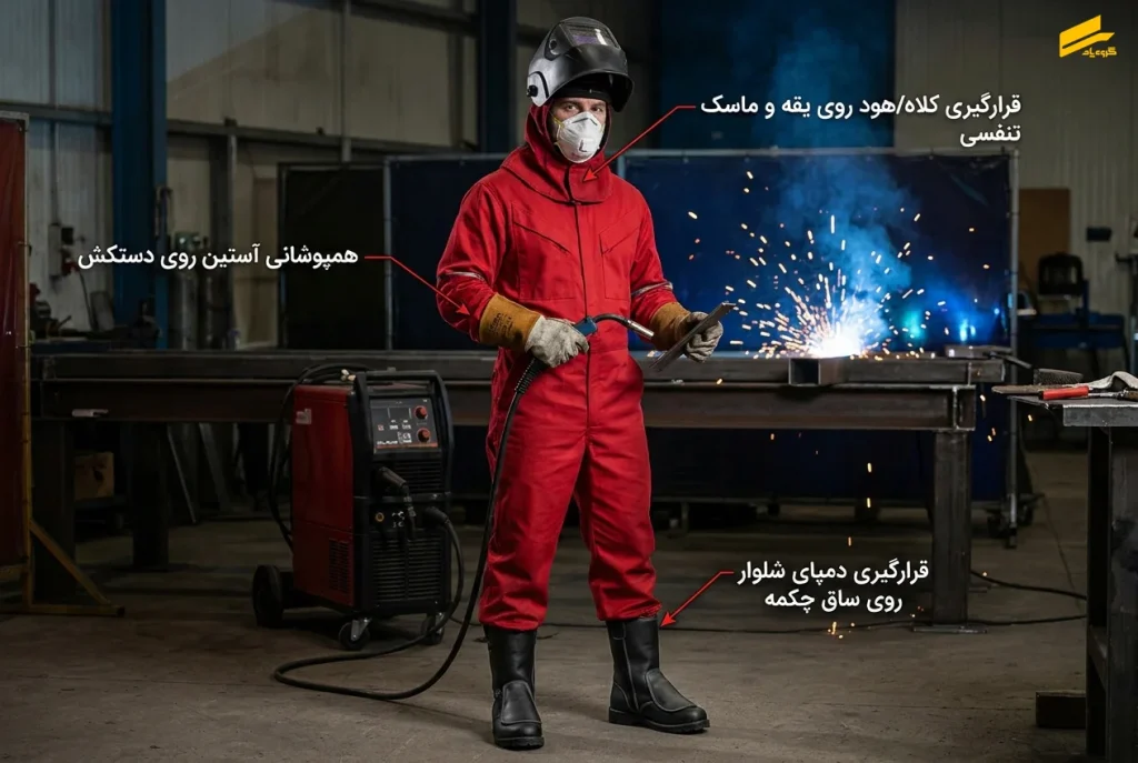 استانداردهای HSE در تولید لباس کار صنعتی